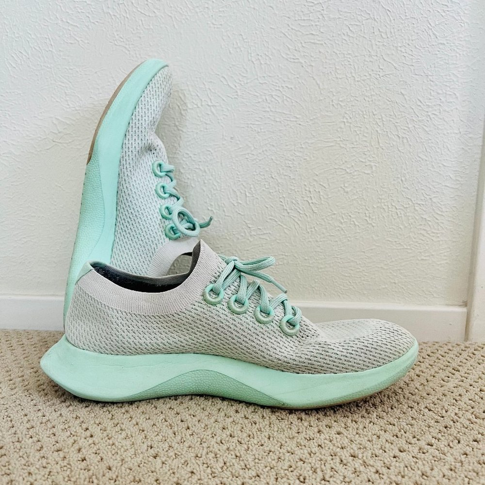 Allbirds Tree Dasher Mens Size 12 Cyclone Mint Green Limited Edition Shoes